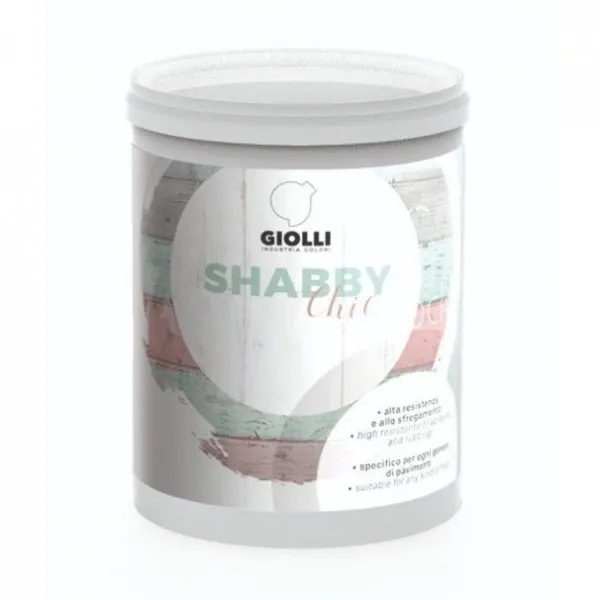 SHABBY CHIC - 1L + 1L (biała, matowa farba kredowa do mebli i drewna z możliwością barwienia pozwalająca uzyskać efekt w stylu prowansalskim lub shabby chic + żywica  zabezpieczająca)