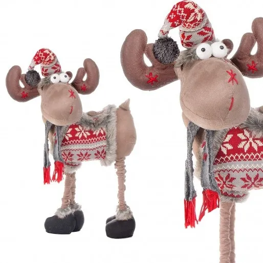 Świąteczny renifer ozdoba na święta