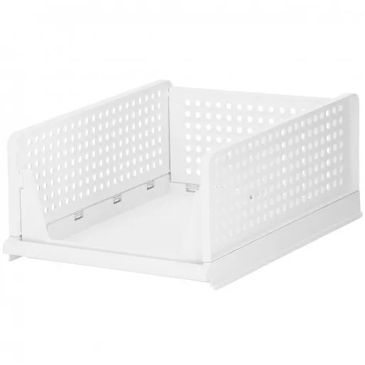 Organizer do szafy 18,5 cm wielofunkcyjny pojemnik na ubrania biały