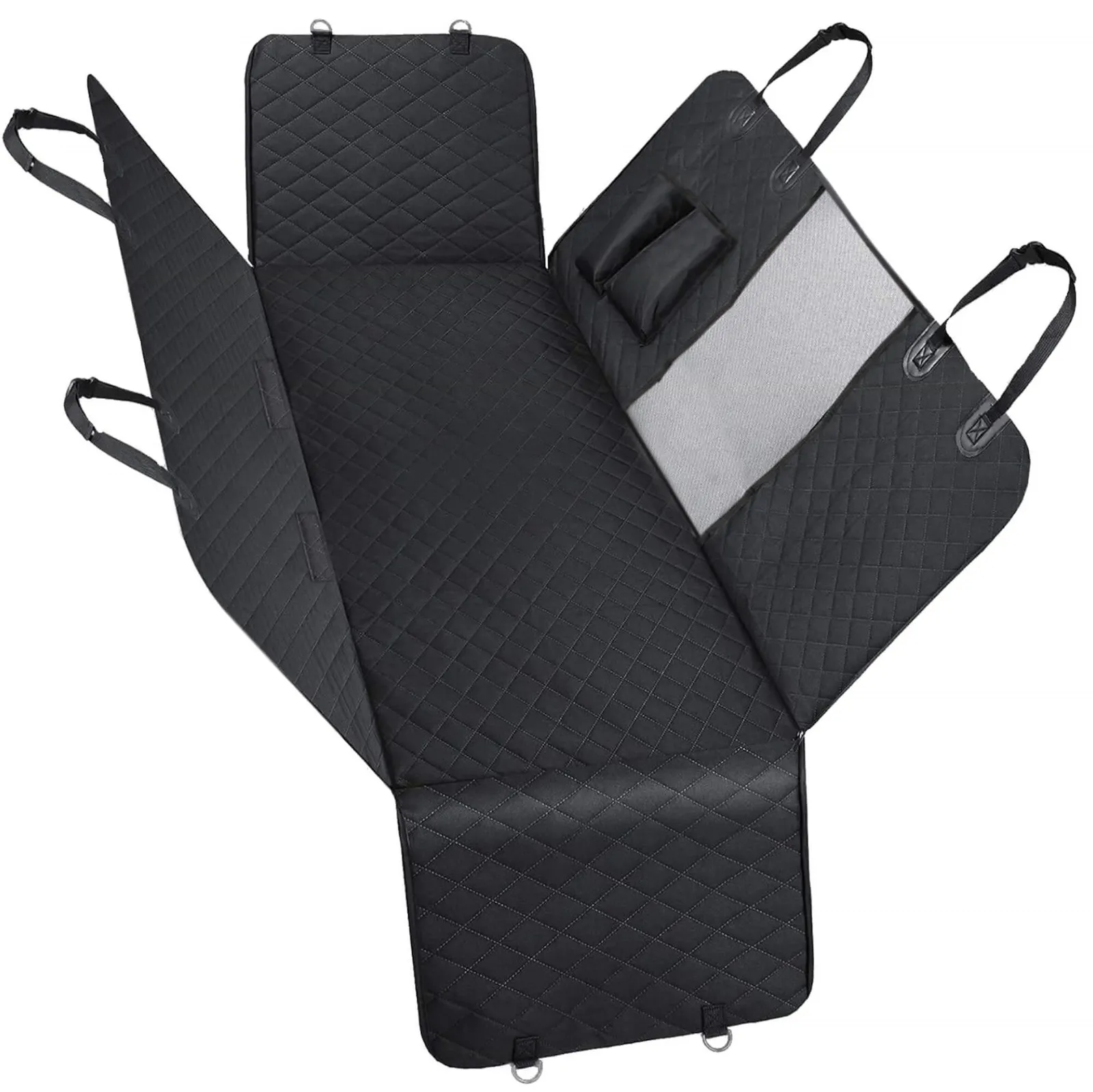 Mata dla psa do samochodu, pokrowiec na siedzenie czarny