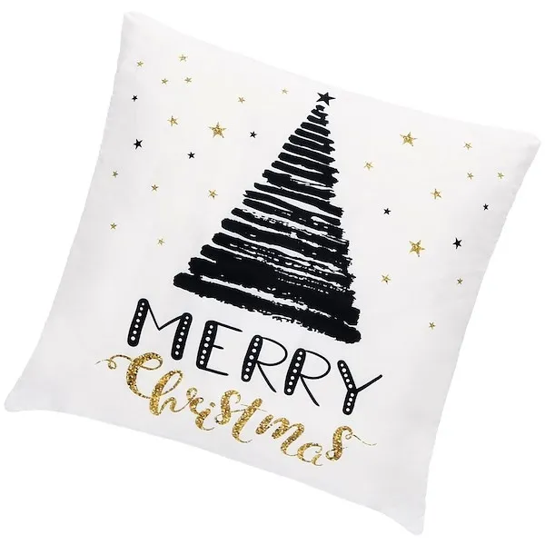 Poszewka dekoracyjna 40x40cm na poduszkę, jasiek z choinką