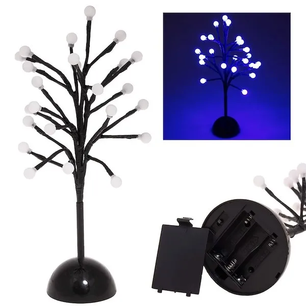 Drzewko bonsai 24 led świąteczna ozdoba niebieski