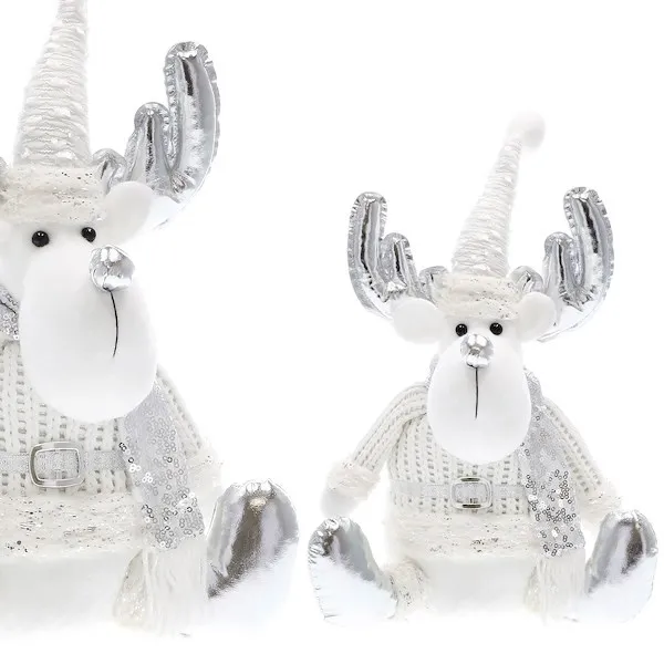 Renifer 37cm ozdoba świąteczna, krasnal świąteczny, gnom