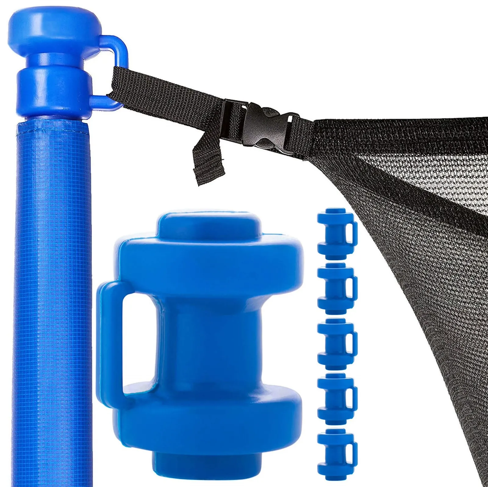 Grzybki na słupki do mocowania siatki trampoliny zestaw 6 szt.