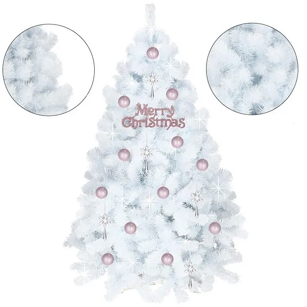 Choinka sztuczna 150 cm jodła biała premium