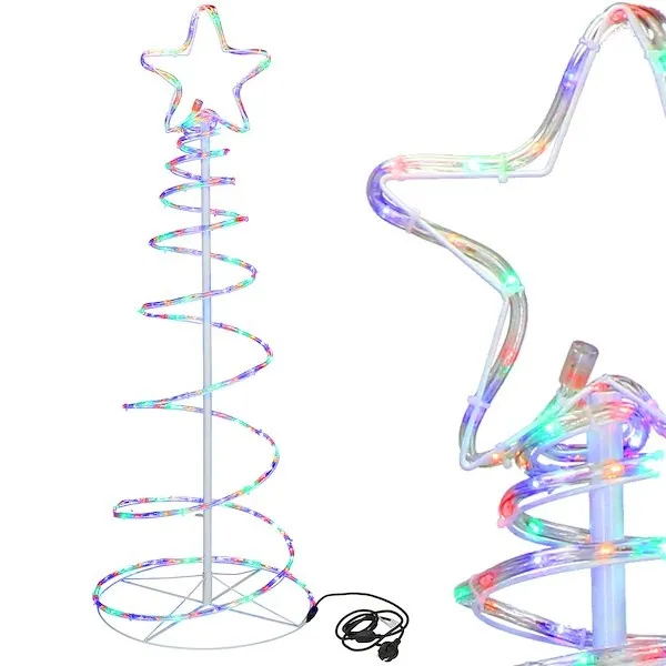 Wąż świetlny 8m multikolor 192 Led choinka na zewnątrz IP44