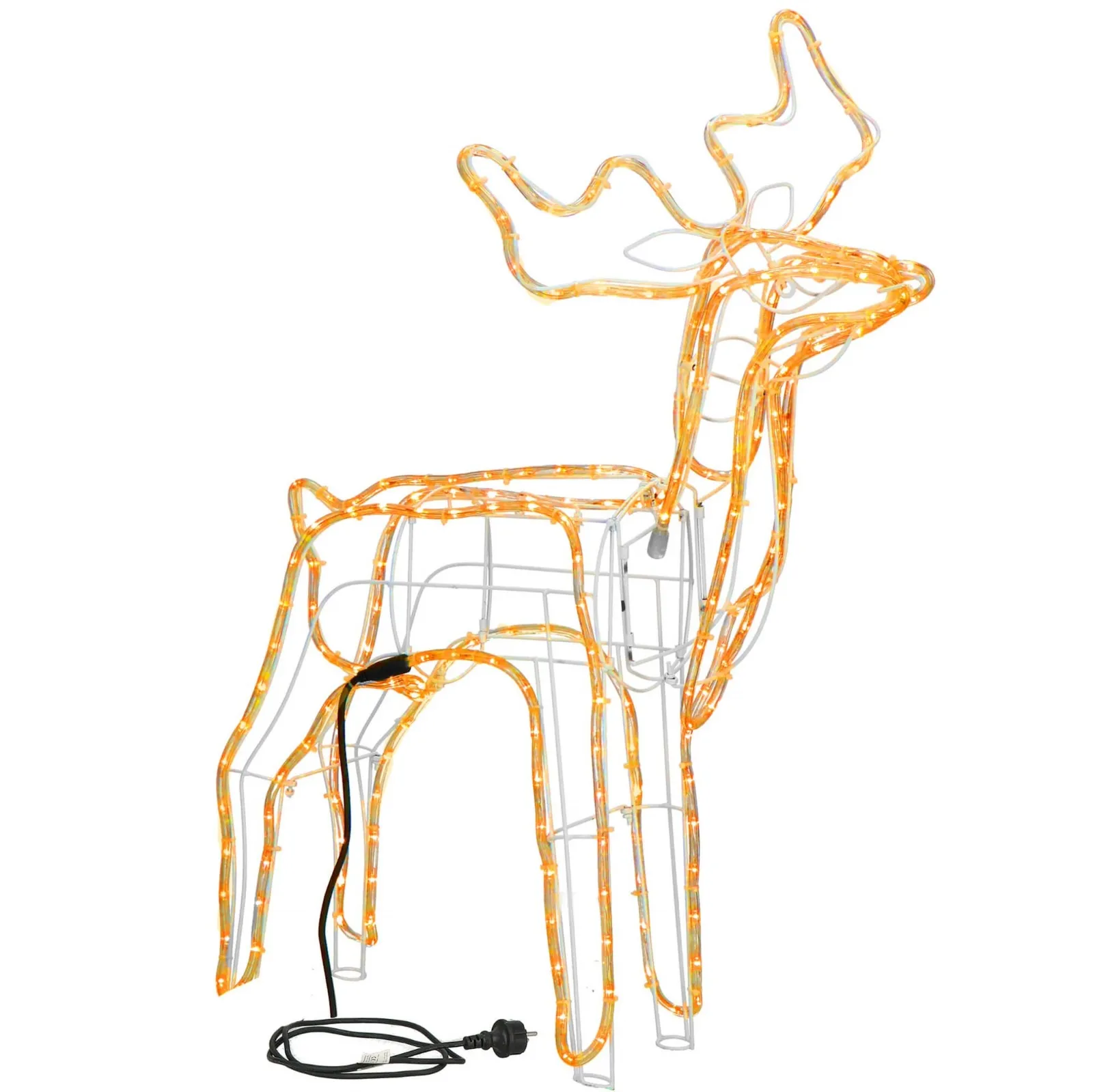 Renifer Led świąteczny 85 cm świetlna dekoracja do ogrodu biały ciepły