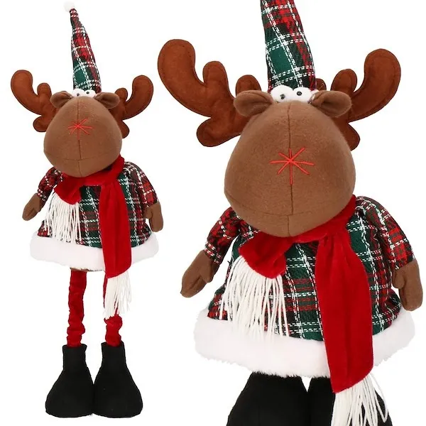 Renifer świąteczny 50-65 cm, ozdoba świąteczna, teleskopowe nóżki