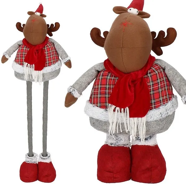 Renifer świąteczny 55-95 cm, ozdoba świąteczna, teleskopowe nóżki