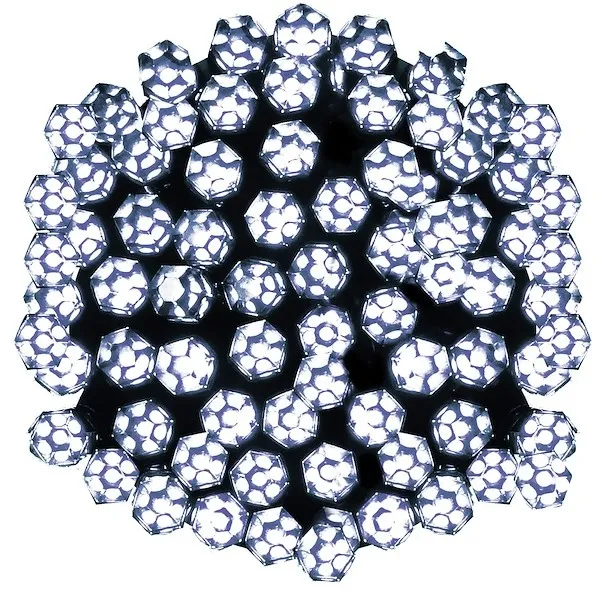 Lampki choinkowe 120 LED biały zimny 9 m, programator 8 trybów