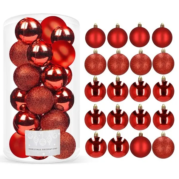 Bombki choinkowe na choinkę 4 cm zestaw 20 szt.
