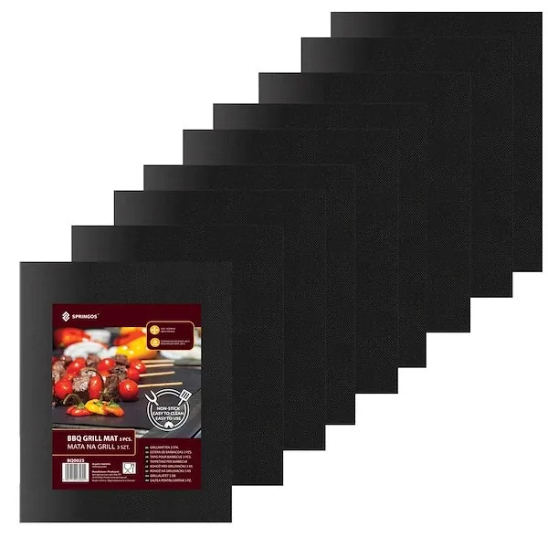 Mata teflonowa do grilla 40x33 cm 9 szt. tacka do grillowania i do piekarnika