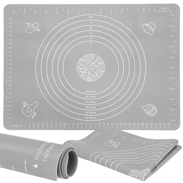 Silikonowa stolnica do ciasta 40x30cm mata z przedziałkami