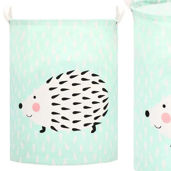 Kosz do przechowywania pojemnik na zabawki ubrania zielony