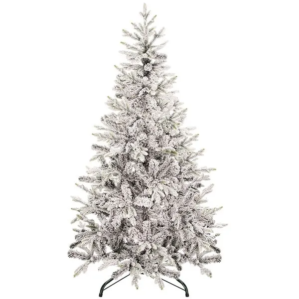 Choinka sztuczna premium 220 cm świerk ośnieżony