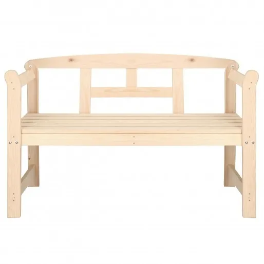 Ławka ogrodowa dwuosobowa, drewniana ekologiczna