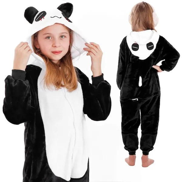Piżama jednoczęściowa kigurumi dziecięcy kombinezon panda rozmiar 125-140 cm