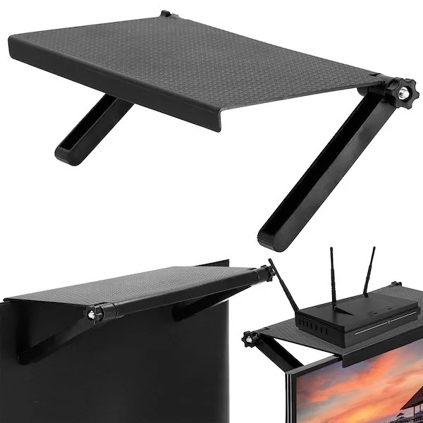 Półka nakładana na monitor tv uchwyt dekoder dvb-t