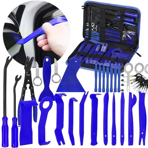 Ściągacze narzędzia do demontażu tapicerki samochodowej 46 szt.