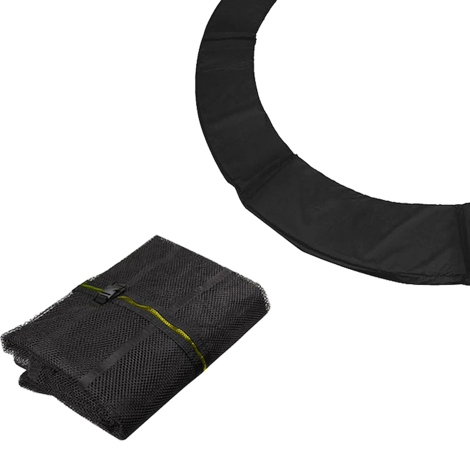 Osłona na sprężyny z siatką do trampoliny zewnętrzną 10FT 305 cm czarna