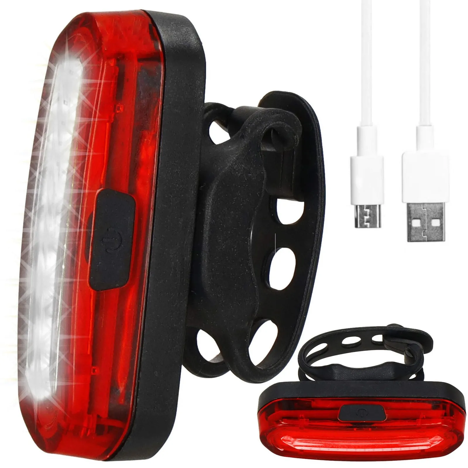 Lampka rowerowa tylna usb światło rowerowe 50 lumenów