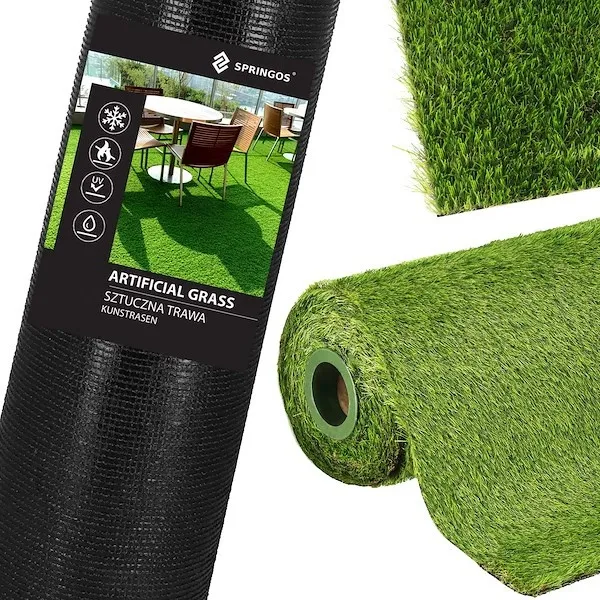 Sztuczna trawa z rolki 1 m na taras balkon boisko miękka 45 mm
