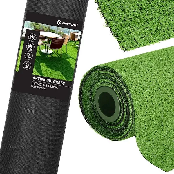 Sztuczna trawa z rolki 4 m na taras balkon boisko miękka 7mm