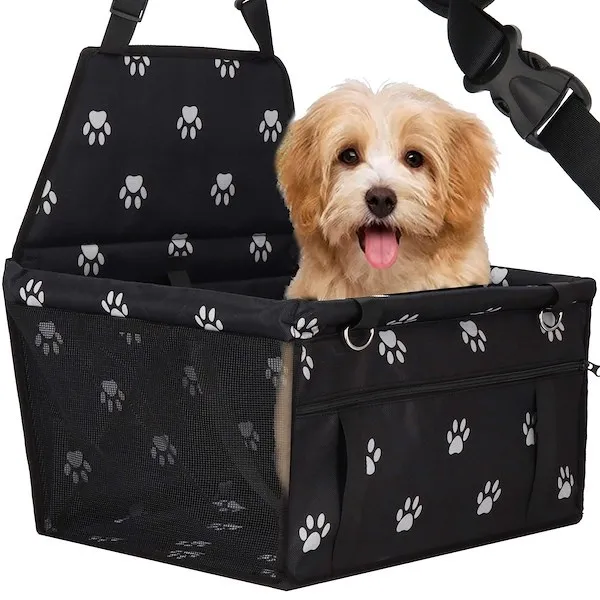 Fotelik dla psa transporter do samochodu czarny