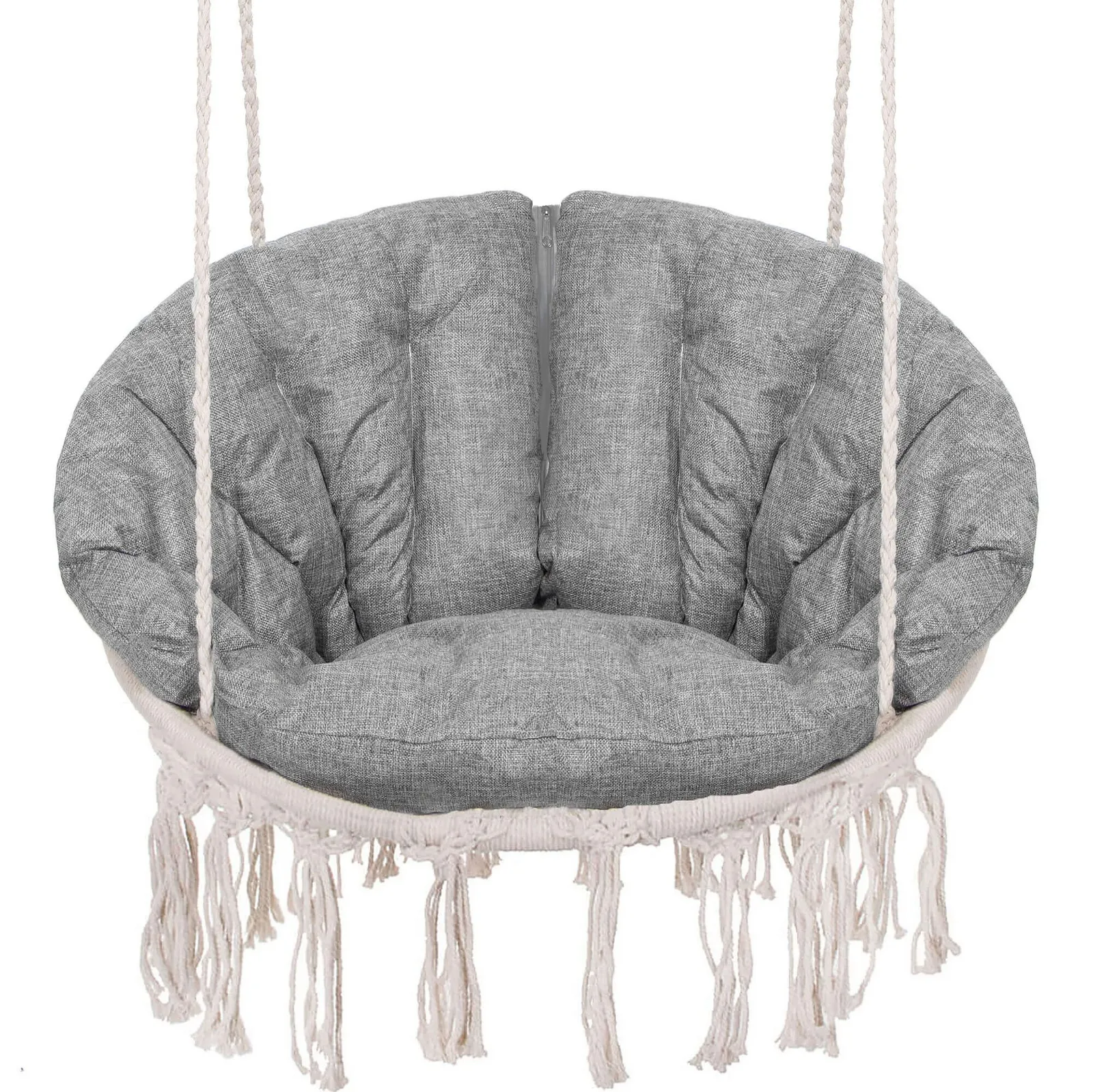 Poduszka na huśtawkę bocianie gniazdo szara