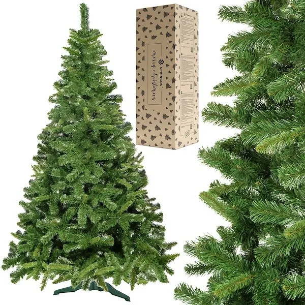 Sztuczna choinka 220 cm jodła zielona Vera drzewko świąteczne