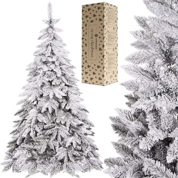 Choinka sztuczna premium 150 cm świerk ośnieżony