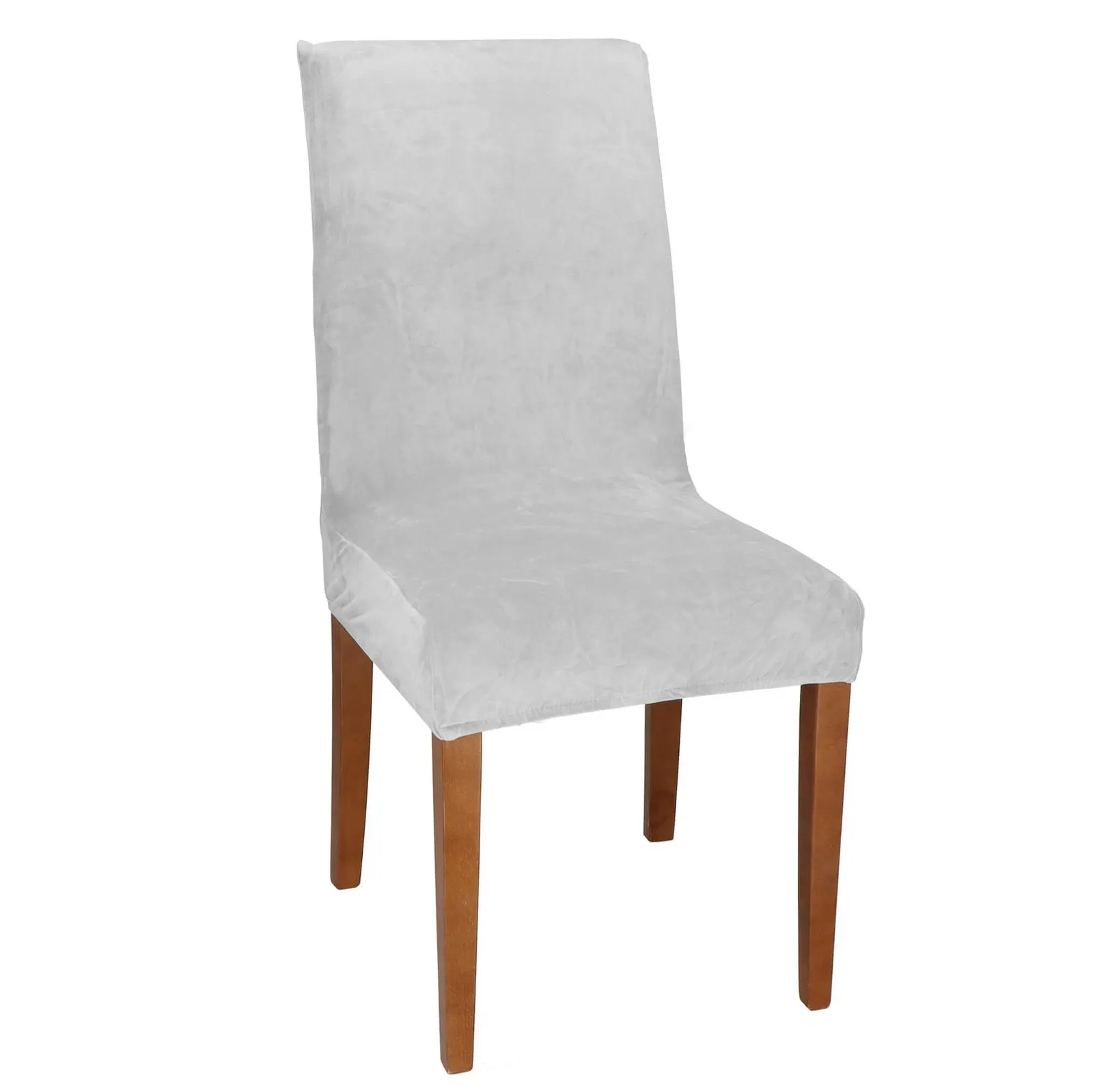 Pokrowiec na krzesło elastyczny uniwersalny szary