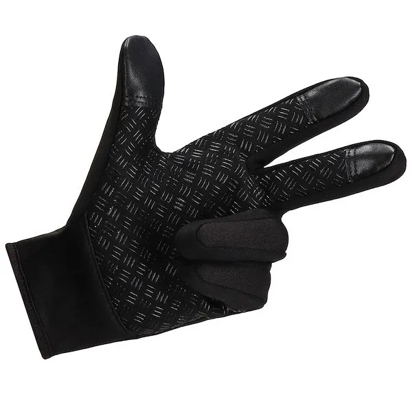 Rękawiczki zimowe dotykowe do telefonu damskie męskie rozm. L czarne