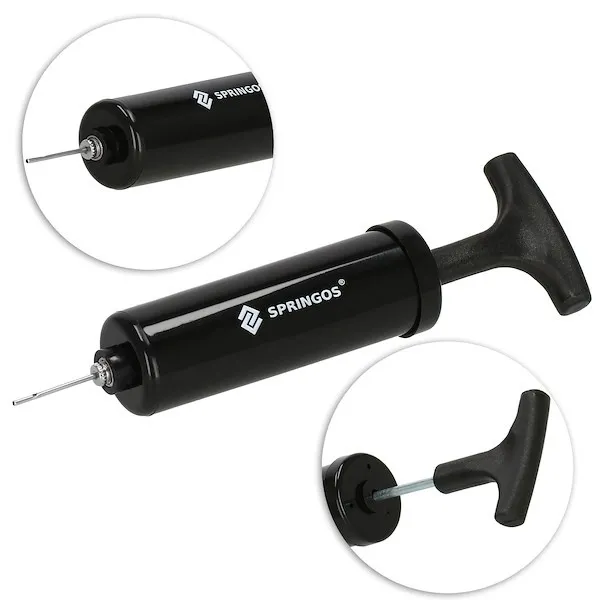 Pompka do piłek przenośna do pompowania balonów, dysków