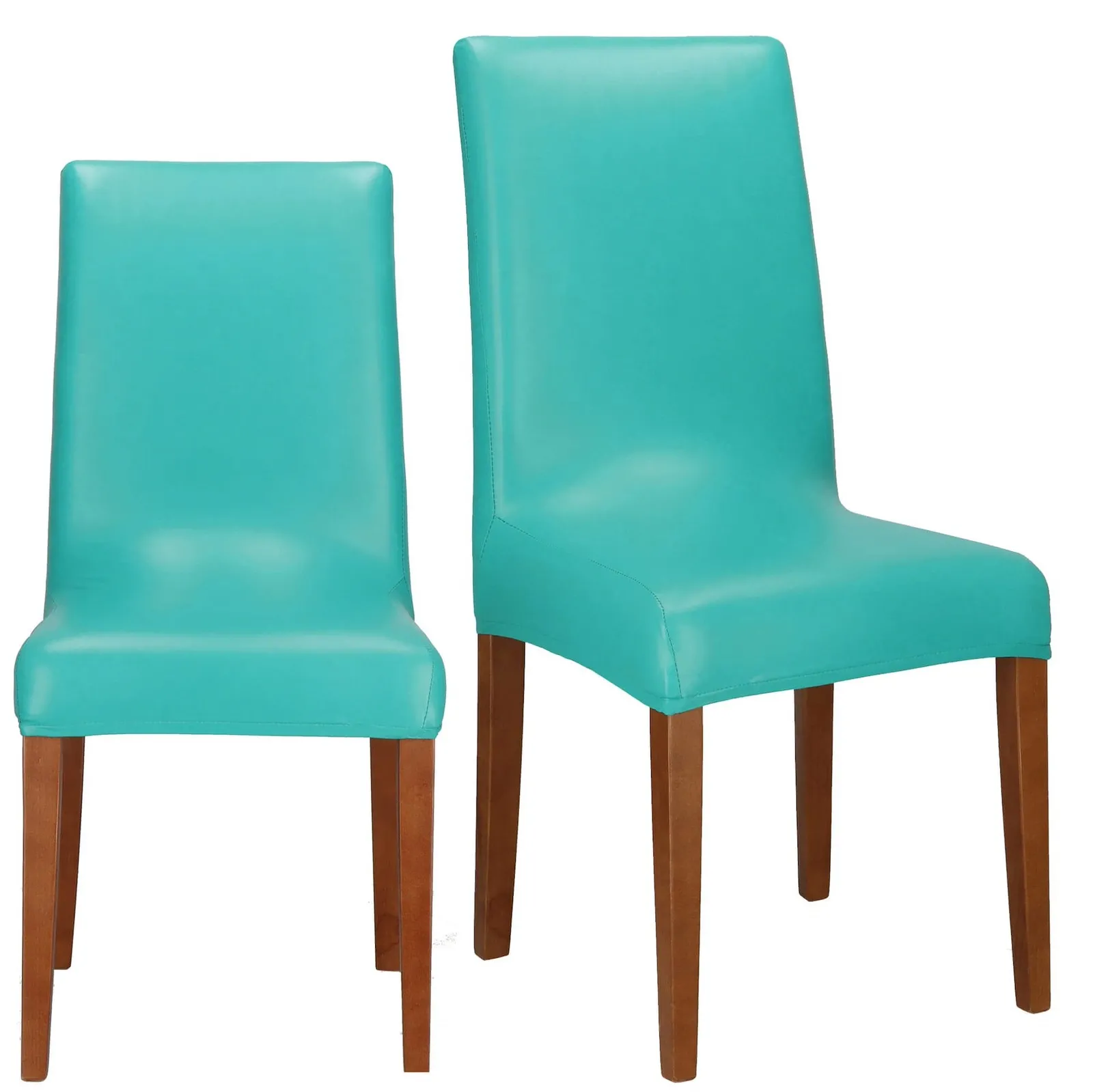 Pokrowiec na krzesło elastyczny uniwersalny turkusowy