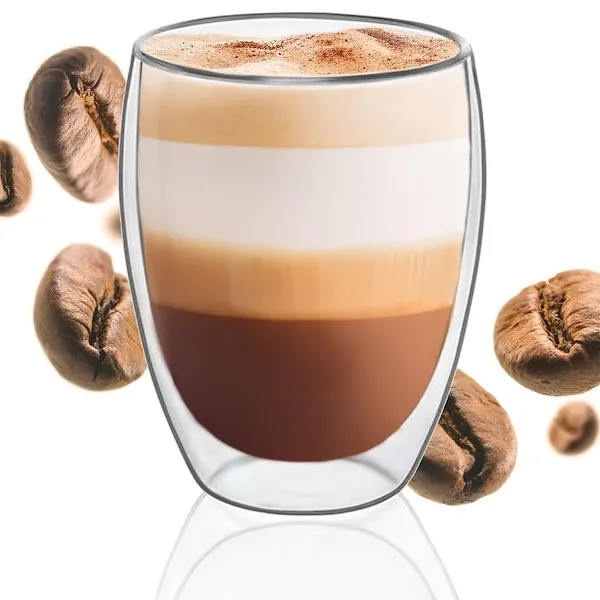 Szklanka z podwójnym dnem termiczna 350 ml na kawę herbatę