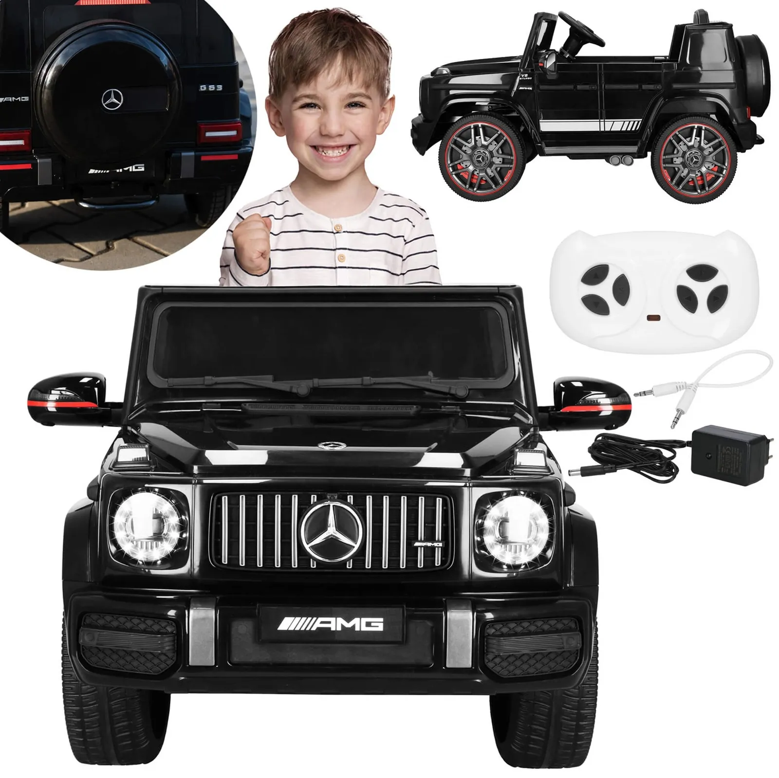 Samochód na akumulator Mercedes elektryczne auto dla dzieci zabawka jeździk na pilota