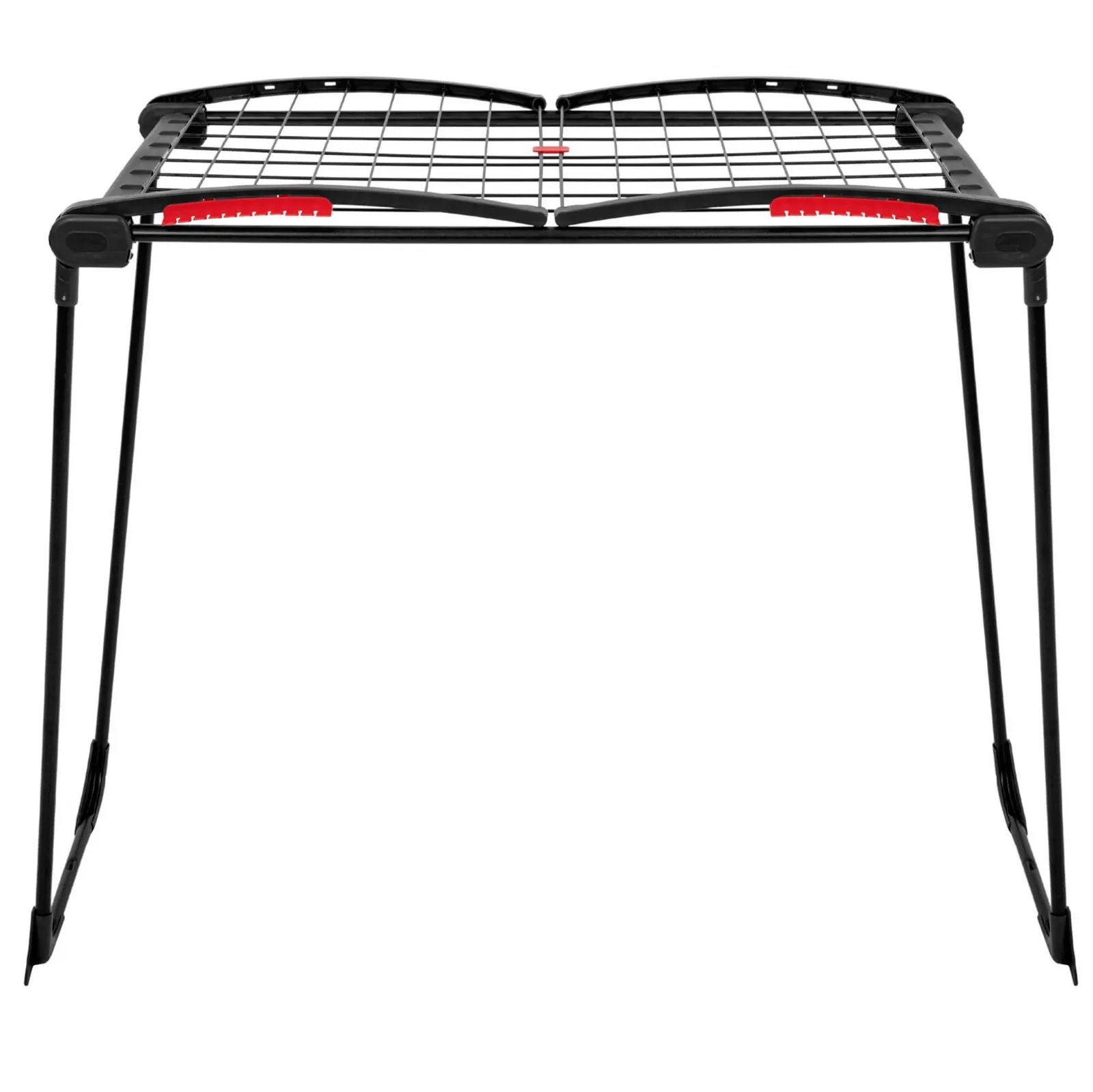 Składana suszarka na pranie, ubrania rozkładana balkonowa, do domu, z haczykami na skrzydłach