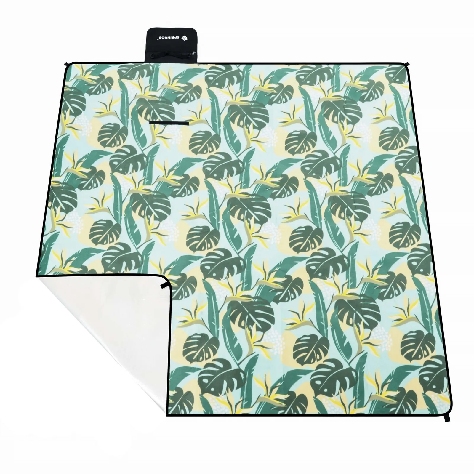 Koc plażowy 200x200 cm na piknik biwak kemping składana mata z izolacją