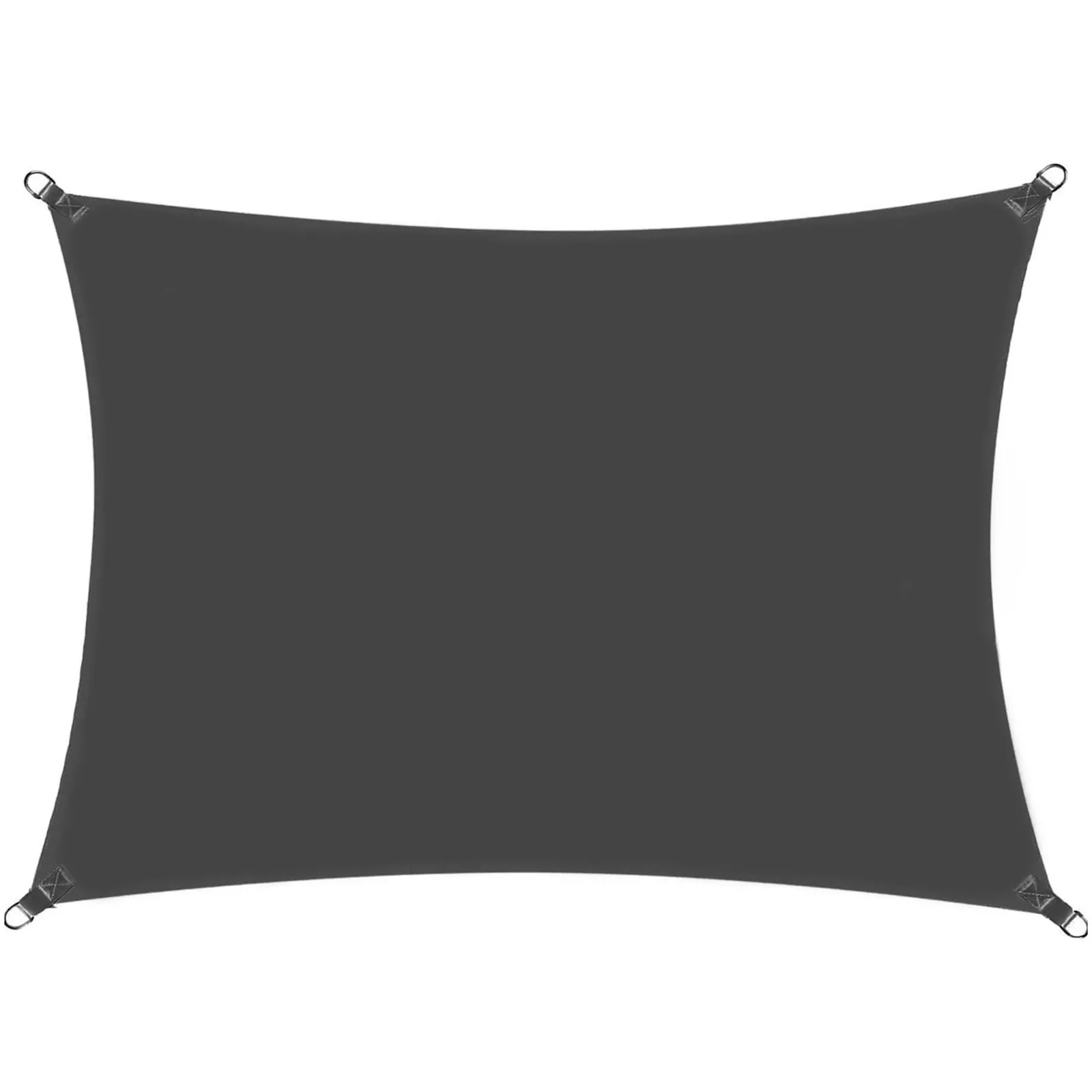 Żagiel przeciwsłoneczny 4x3 m cieniujący prostokątny do ogrodu grafitowy
