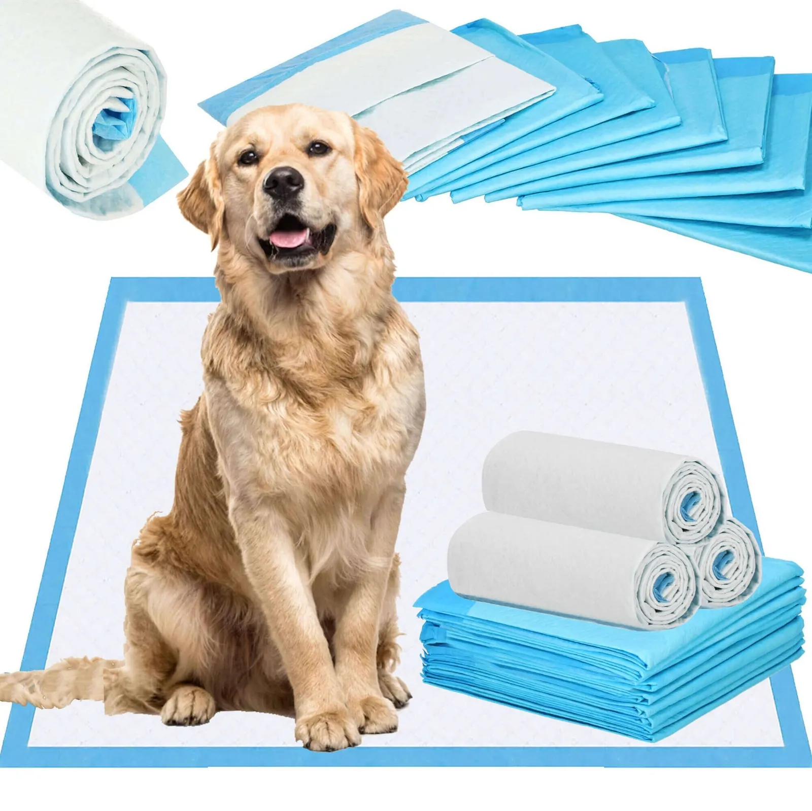 Podkłady higieniczne dla psa 100 szt. 60x60 cm maty chłonne do nauki czystości
