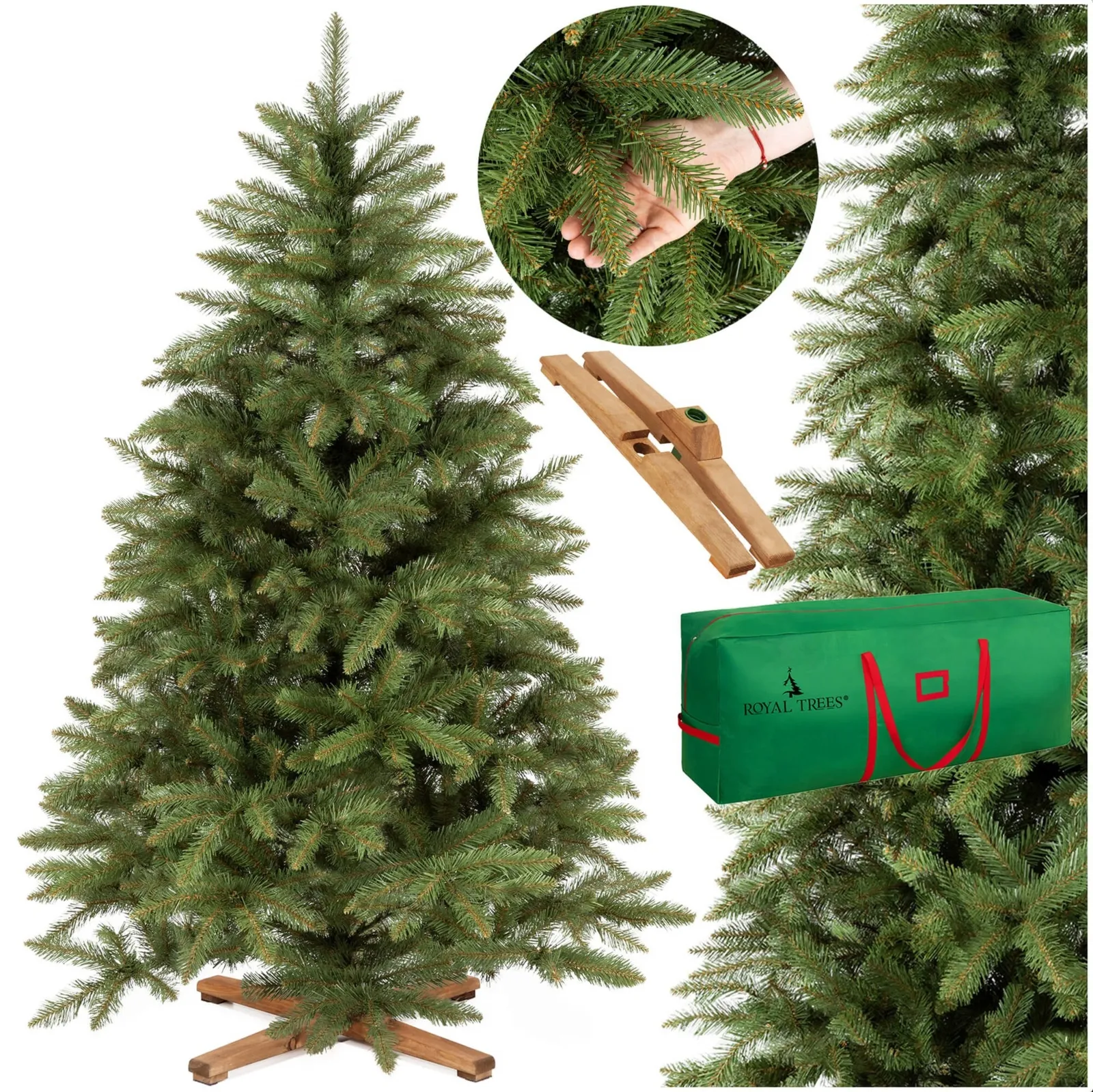 Świerk kaukaski, choinka sztuczna 180 cm Royal Trees premium drzewko świąteczne jak żywe