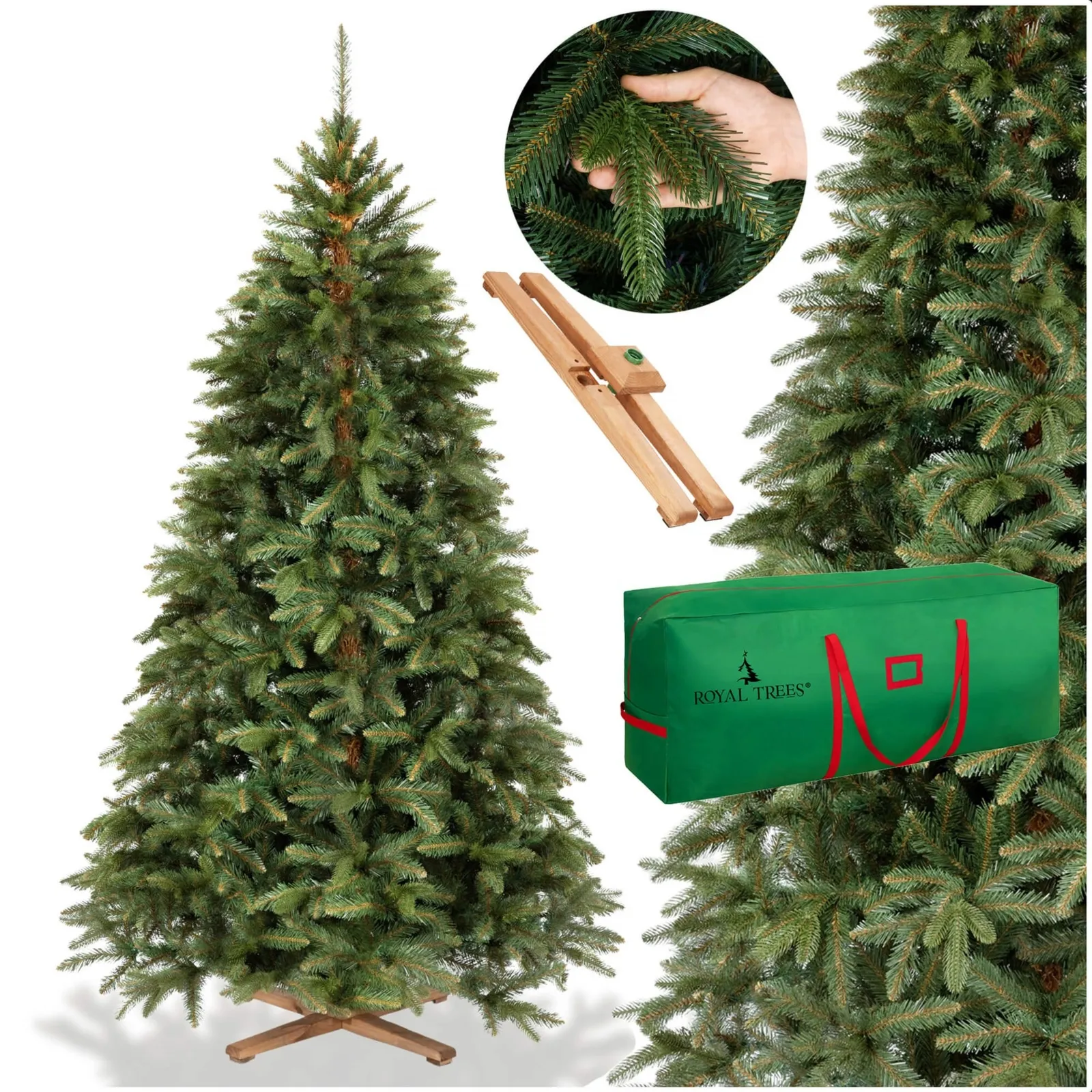 Choinka sztuczna Premium Royal Trees 220 cm świerk syberyjski, drzewko świąteczne