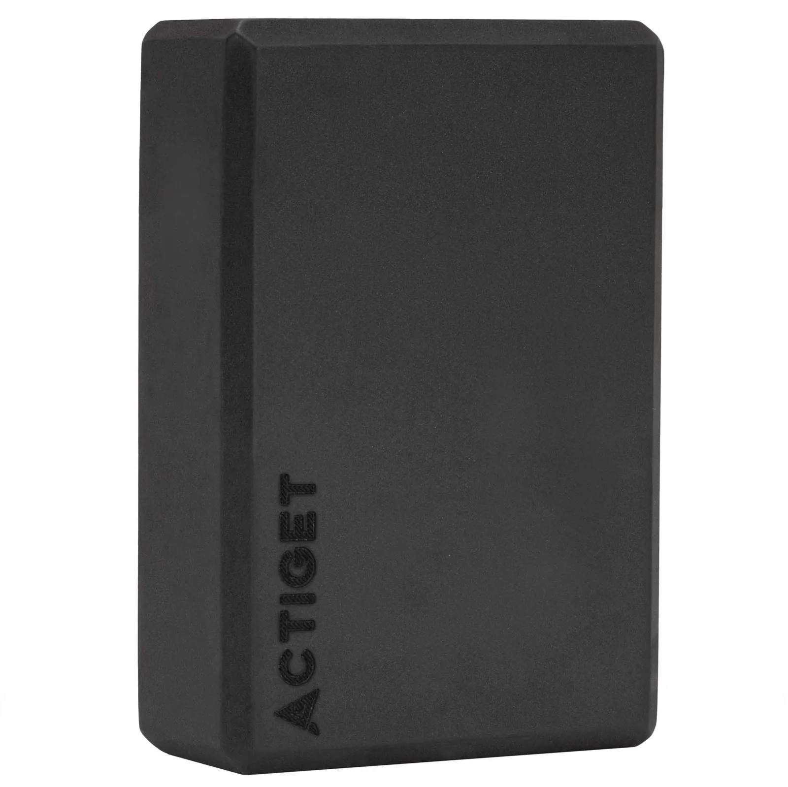 Kostka do jogi 23x15x7,5 cm pianka EVA blok do ćwiczeń klocek do pilates stretching czarny