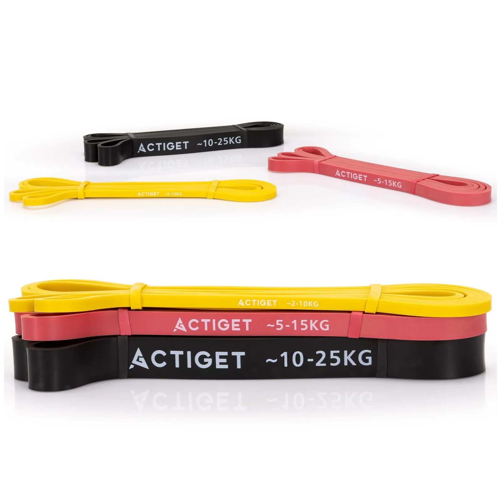 Gumy oporowe zestaw 3 szt. taśma treningowa do ćwiczeń fitness