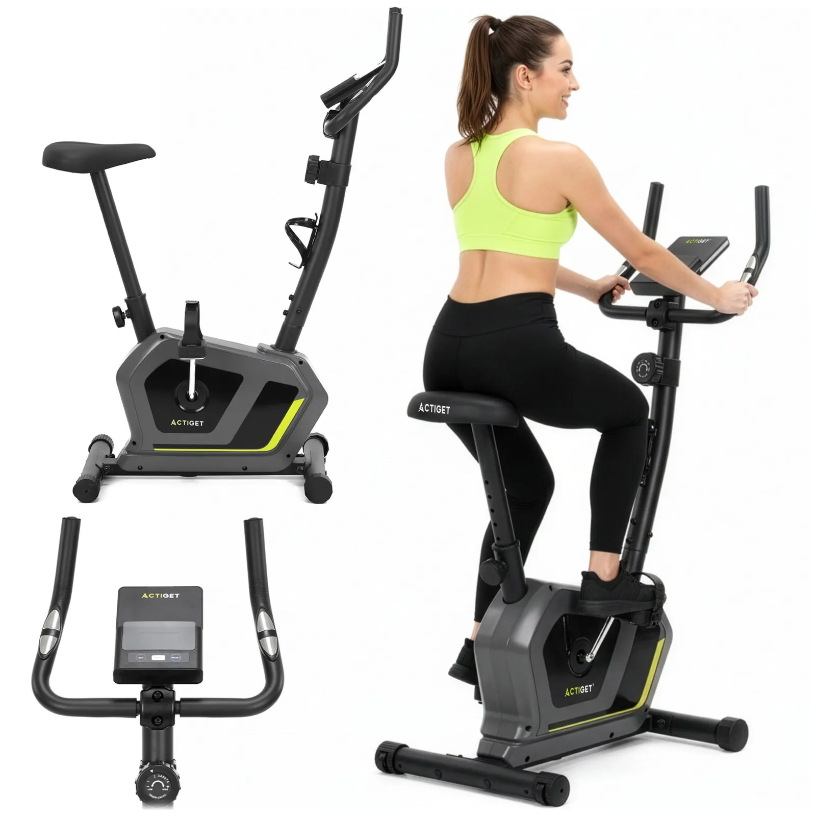 Rowerek treningowy, magnetyczny do ćwiczeń cardio fitness, rower stacjonarny, domowy