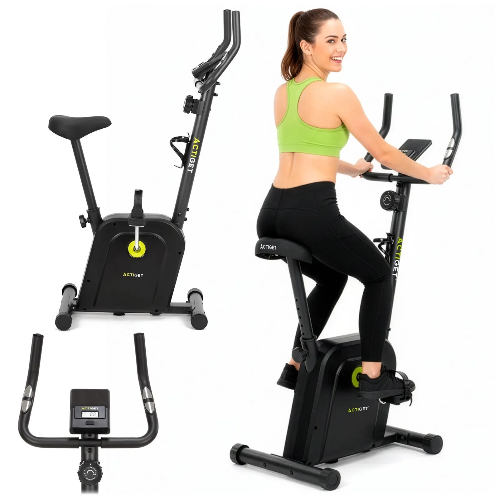 Rower stacjonarny do ćwiczeń cardio domowy rowerek treningowy, magnetyczny