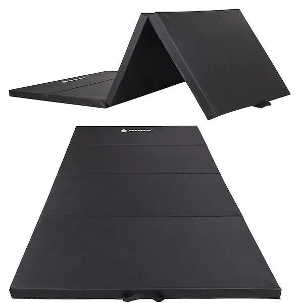 Mata gimnastyczna 240 cm czarna