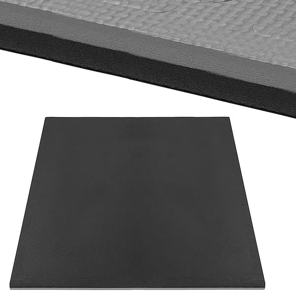 Duża mata piankowa 100x100cm puzzle gruba 2cm treningowa judo mma czarnoszara