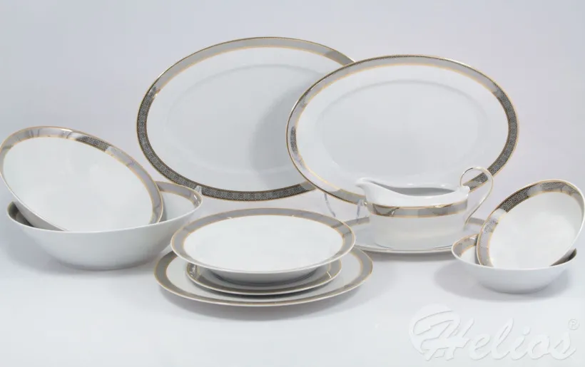 Serwis obiadowy bez wazy dla 12 os. / 44 części - G626 JENNY